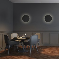 Sieninis šviestuvas LUNA 4xG9 JUODA