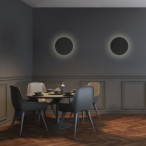 Sieninis šviestuvas LUNA 4xG9 JUODA
