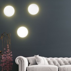 Sieninis šviestuvas LUNA 4xG9 BALTA