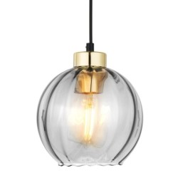 Pakabinamas šviestuvas DEVI 1xE27 JUODA, AUKSO