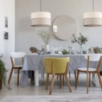 Pakabinamas šviestuvas ECO 1xE27 JUODA, PUŠIES