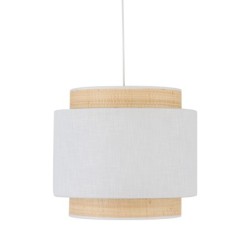 Pakabinamas šviestuvas BOHO 1xE27 BALTA