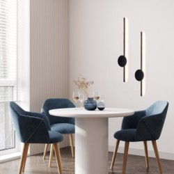 Sieninis šviestuvas JAVA 10W 3000K (Šilta balta) JUODA