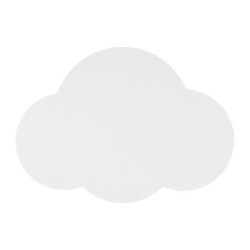 Sieninis šviestuvas CLOUD 2xG9 BALTA