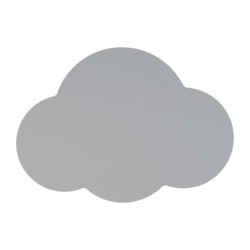 Sieninis šviestuvas CLOUD 2xG9 PILKA