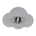 Sieninis šviestuvas CLOUD 2xG9 PILKA