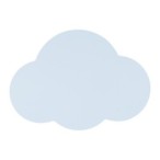 Sieninis šviestuvas CLOUD 2xG9 MĖLYNA, BALTA