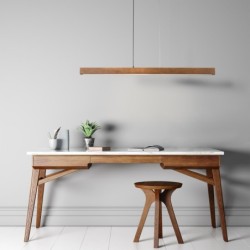 Pakabinamas šviestuvas TEO 1xLED 13W 3000K (Šilta balta) RIEŠUTO, JUODA
