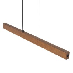 Pakabinamas šviestuvas TEO 1xLED 13W 3000K (Šilta balta) RIEŠUTO, JUODA
