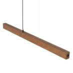 Pakabinamas šviestuvas TEO 1xLED 13W 3000K (Šilta balta) RIEŠUTO, JUODA