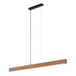 Pakabinamas šviestuvas TEO 1xLED 13W 3000K (Šilta balta) RIEŠUTO, JUODA