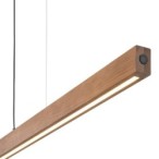 Pakabinamas šviestuvas TEO 1xLED 13W 3000K (Šilta balta) RIEŠUTO, JUODA