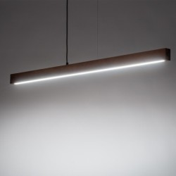 Pakabinamas šviestuvas TEO 1xLED 13W 3000K (Šilta balta) RIEŠUTO, JUODA