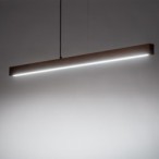 Pakabinamas šviestuvas TEO 1xLED 13W 3000K (Šilta balta) RIEŠUTO, JUODA