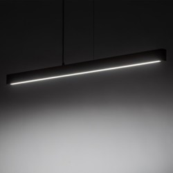 Pakabinamas šviestuvas TEO 1xLED 13W 3000K (Šilta balta) RIEŠUTO, JUODA