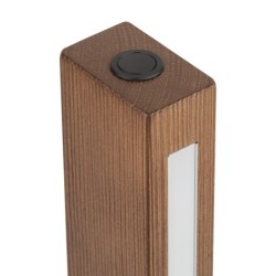 Stalinis šviestuvas TEO 1xLED 6W 3000K (Šilta balta) RIEŠUTO, JUODA