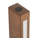 Stalinis šviestuvas TEO 1xLED 6W 3000K (Šilta balta) RIEŠUTO, JUODA