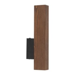 Sieninis šviestuvas TEO 1xLED 3W 3000K (Šilta balta) RIEŠUTO, JUODA