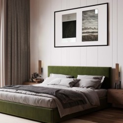 Sieninis šviestuvas TEO 1xLED 3W 3000K (Šilta balta) RIEŠUTO, JUODA