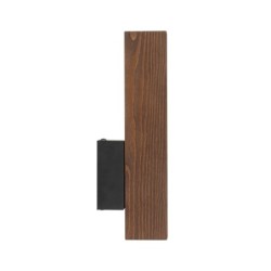 Sieninis šviestuvas TEO 1xLED 3W 3000K (Šilta balta) RIEŠUTO, JUODA