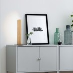Stalinis šviestuvas TEO 1xLED 6W 3000K (Šilta balta) PUŠIES, JUODA