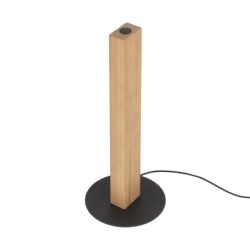 Stalinis šviestuvas TEO 1xLED 6W 3000K (Šilta balta) PUŠIES, JUODA