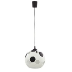 Pakabinamas šviestuvas FOOTBALL 1xE27 JUODA