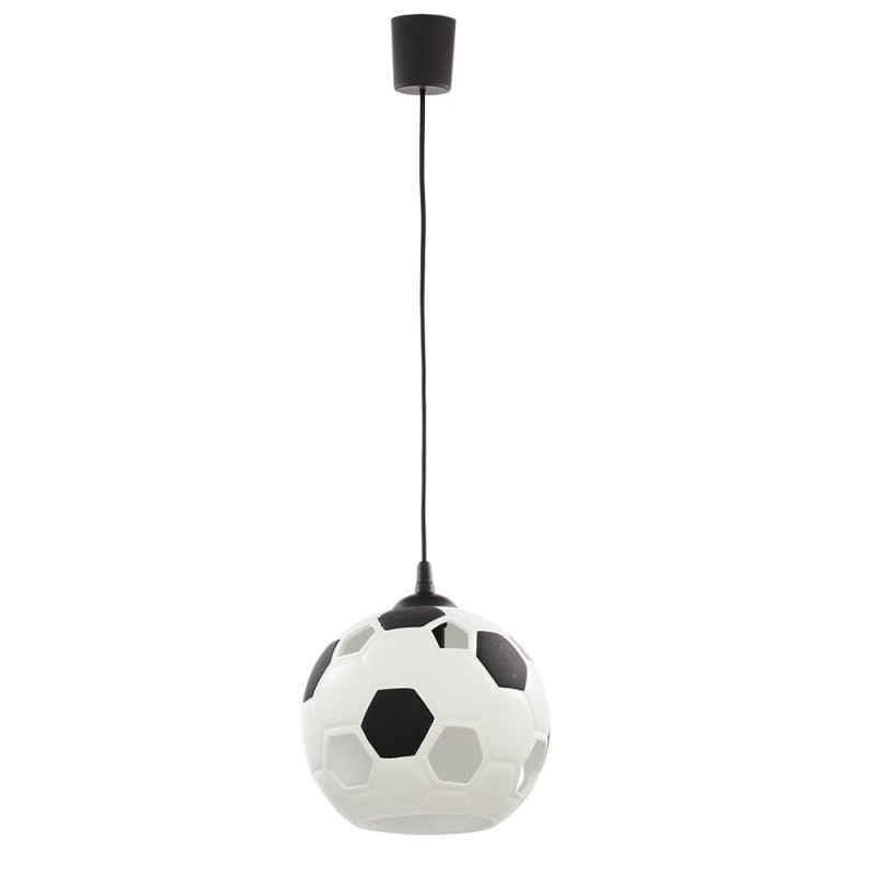 Pakabinamas šviestuvas FOOTBALL 1xE27 JUODA