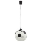 Pakabinamas šviestuvas FOOTBALL 1xE27 JUODA