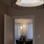 Pakabinamas šviestuvas ESTERA 3xG9 JUODA, PUŠIES