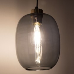 Pakabinamas šviestuvas OMEGA 1xE27 JUODA, AUKSO