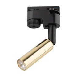 Bėginės sistemos TRACER 1-fazės šviestuvas 1xG9 4000K (Neutrali balta) JUODA, AUKSO