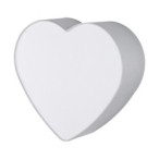Sieninis šviestuvas HEART 2xE27 BALTA