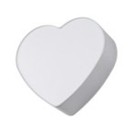 Sieninis šviestuvas HEART 2xE27 BALTA