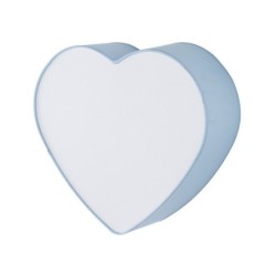Sieninis šviestuvas HEART 2xE27 BALTA