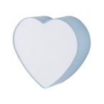 Sieninis šviestuvas HEART 2xE27 BALTA