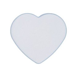 Sieninis šviestuvas HEART 2xE27 BALTA