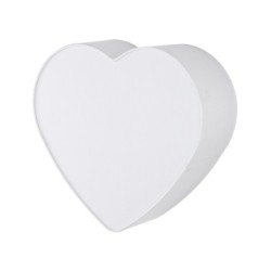 Sieninis šviestuvas HEART 2xE27 BALTA