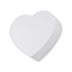 Sieninis šviestuvas HEART 2xE27 BALTA