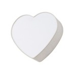 Sieninis šviestuvas HEART 2xE27 BALTA
