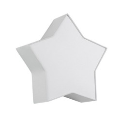 Sieninis šviestuvas STAR 2xE27 BALTA