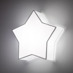 Sieninis šviestuvas STAR 2xE27 BALTA