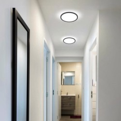 Lubinis šviestuvas AQUA 1xLED 4W 3000, 4000, 6500K (CCT keičiama) JUODA, BALTA