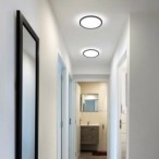 Lubinis šviestuvas AQUA 1xLED 4W 3000, 4000, 6500K (CCT keičiama) JUODA, BALTA