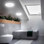 Lubinis šviestuvas AQUA 1xLED 36W 3000, 4000, 6500K (CCT keičiama) BALTA