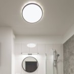 Lubinis šviestuvas AQUA 15W 3000, 4000, 6500K (CCT keičiama) JUODA, BALTA