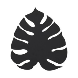 Sieninis šviestuvas MONSTERA 4xG9 JUODA