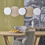 Pakabinamas šviestuvas PULSE 5xE27 BALTA, PUŠIES