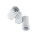 Lubinis pakreipiamas šviestuvas JET 2xGU10 BALTA