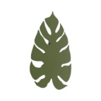 Sieninis šviestuvas MONSTERA 4xG9 ŽALIA